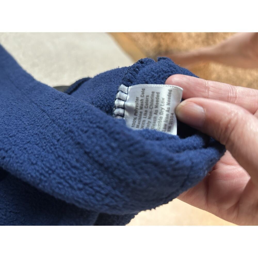 Saddlebred 1/4 Zip Fleece Sweat Shirt Mens Size XL Blue - Picture 8 of 8